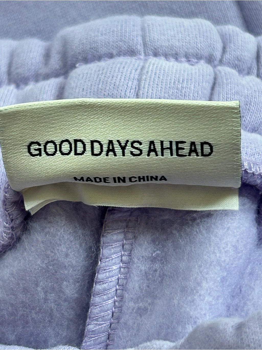 Nwt Comfrt Pastel Sweatpants Lavender Medium M Oversized Cozy Joggers — image 5 of 8